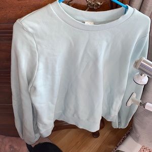 Balloon sleeve sweater